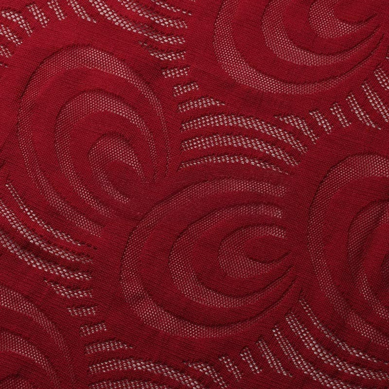 Swirl Lace Nylon Spandex Fabric - 4-Way Stretch, Swirl Pattern, 58/60" Width, 175 GSM, 6 Colorways (1 Yard)