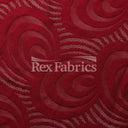 Swirl Lace Nylon Spandex Fabric - 4-Way Stretch, Swirl Pattern, 58/60" Width, 175 GSM, 6 Colorways (1 Yard)