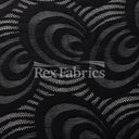 Swirl Lace Nylon Spandex Fabric - 4-Way Stretch, Swirl Pattern, 58/60" Width, 175 GSM, 6 Colorways (1 Yard)