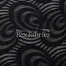 Swirl Lace Nylon Spandex Fabric - 4-Way Stretch, Swirl Pattern, 58/60" Width, 175 GSM, 6 Colorways (1 Yard)