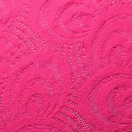Swirl Lace Nylon Spandex Fabric - 4-Way Stretch, Swirl Pattern, 58/60" Width, 175 GSM, 6 Colorways (1 Yard)