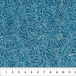 Cotton Wideback Fabric Swirls II Blue 108"
