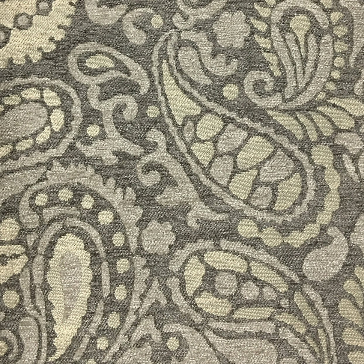 Chenille Upholstery Fabric Sydney Modern Paisley