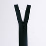Vislon Separating Shirt Zipper - #3 Teeth, Black/Tan, 14"/16"/18" Length