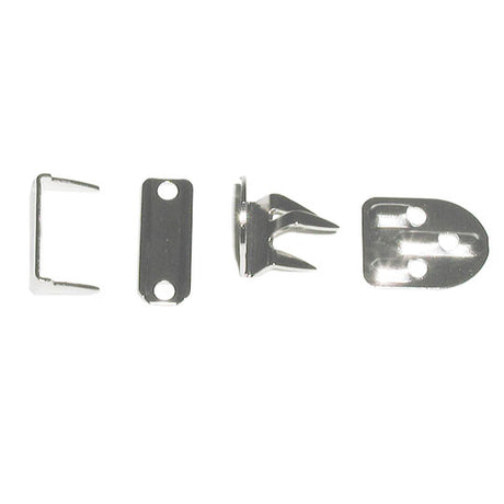 3 Prong Stainless Steel Hooks & Eyes - Pants, Stainless Steel Fabric