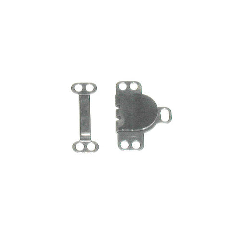Skirt Hooks And Eyes Fabric - Black, Nickel