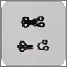 Dress Hooks And Eyes Metal Fastener Fabric - Black, Nickel, Size 0, Size 1, Size 2, Size 3