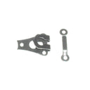 Sew-In Trouser Hooks & Eyes - Black, Nickel