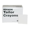 Dixon Tailor's Crayon Chalk Fabric - Red, Yellow (24 Pieces Per Box)