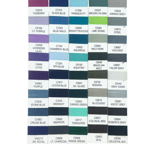 Cotton Polyester Dual Duty Thread - Thread, Multiple Colors, 2,000 Yard Spool, 6,000 Yard Cone