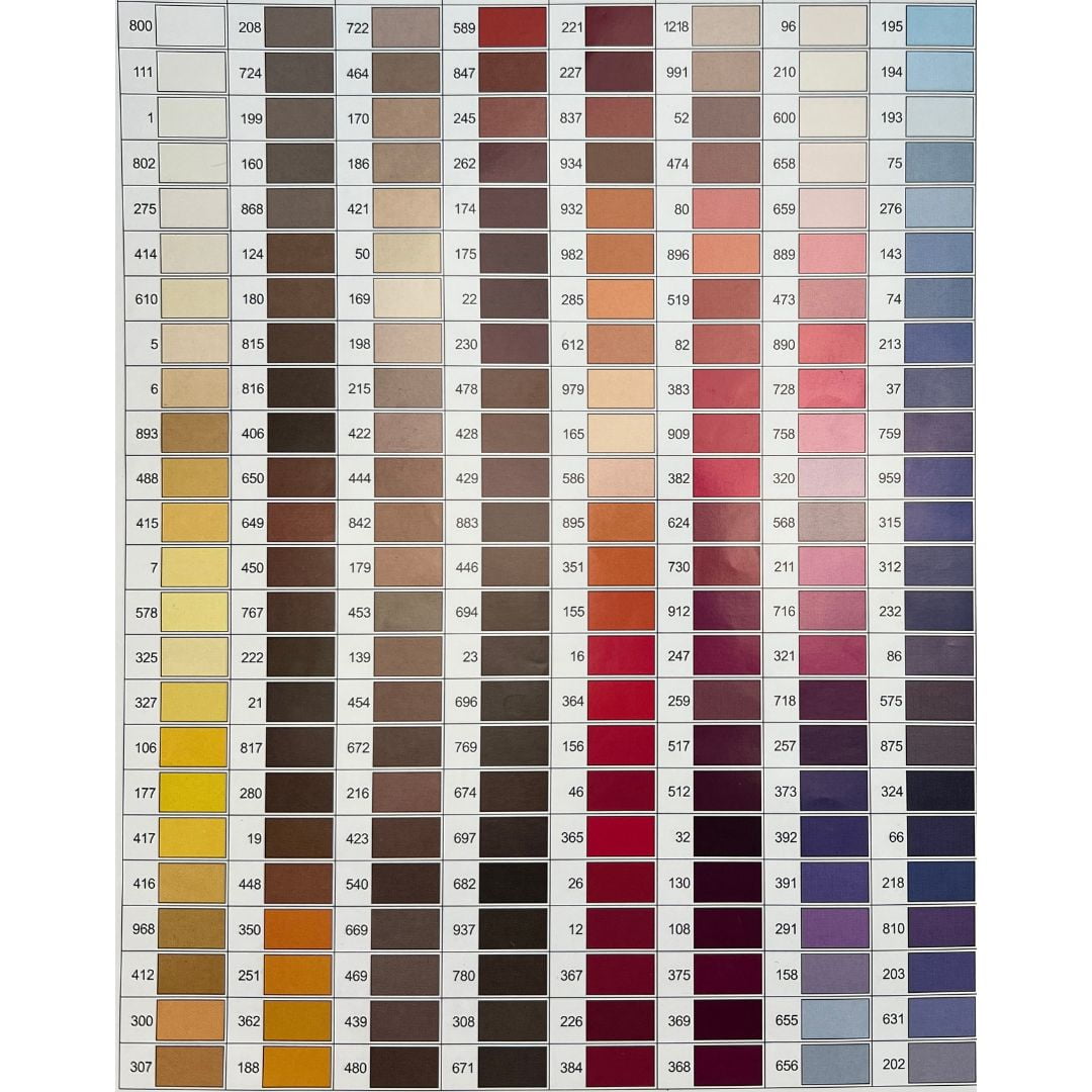 Gutermann Mara 100 Tex 30 Polyester Thread - 1000 Meter Spool, 250 Colors