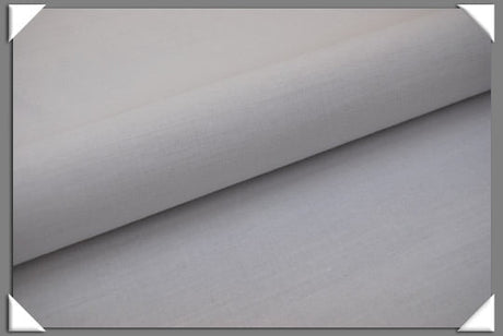 Light Weight White Hymo Wool Cotton Rayon Fabric - White, 66" Width (1 Yard)