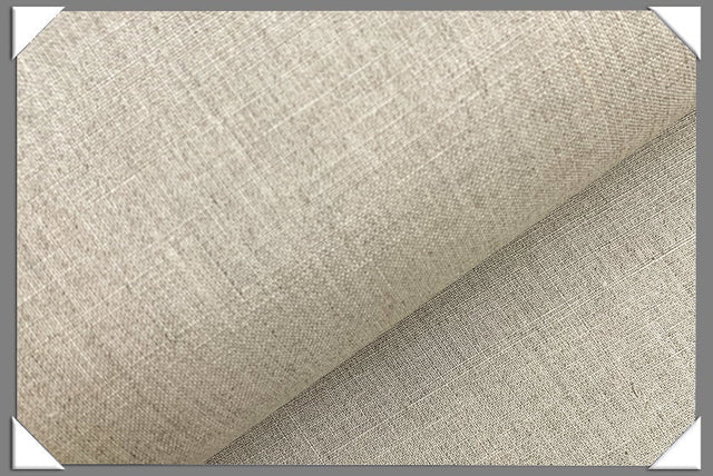 French Collar Canvas Linen Fabric - 27" Width