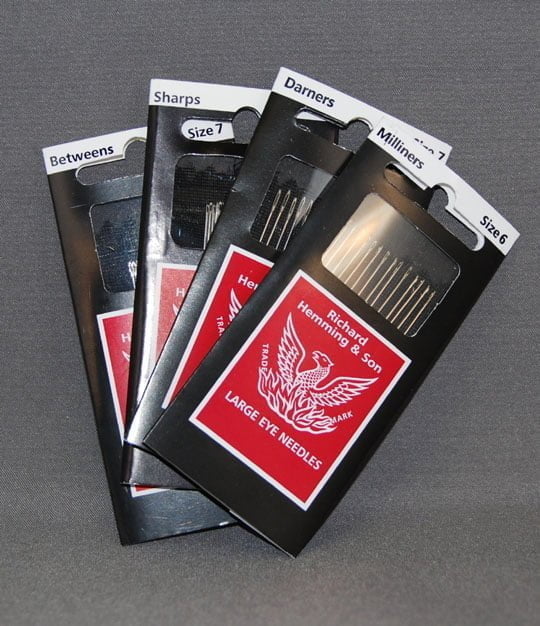 Darners Hand Needles - Heavy-Duty Mending Needles, Long Eye, Sharp Point, Sizes 7, 9