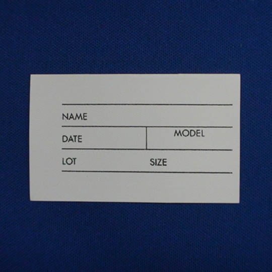 Printed Pant/Jacket Labels Fabric - Labels, Notions (500 Labels)