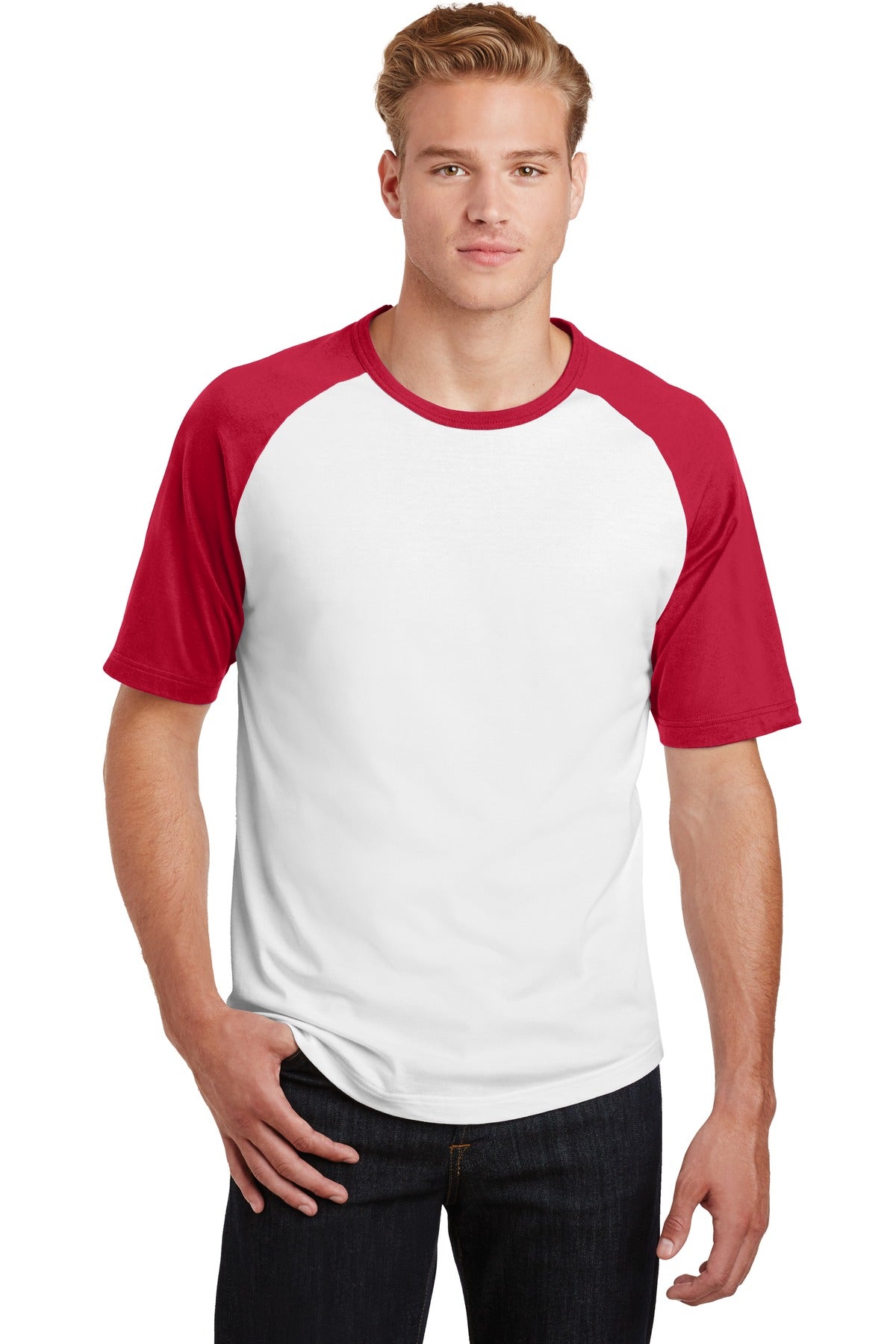 Sport-Tek® Short Sleeve Colorblock Raglan Jersey