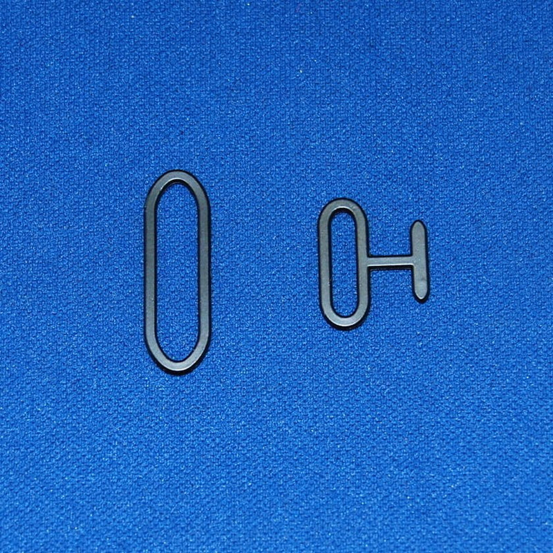 Bow Tie T Bar & Slide Metal Fabric - Tuxedo Supplies