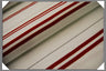 Rib Knit Stripes Acrylic Knit Ribbing Fabric - Black With White Stripe, Navy With White Stripes, White With Black Stripes, White With Red Stripes, 50" Width