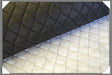 Quilted Winter Lining Nylon Fabric - Black, White, 60" Width