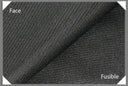 Tricot Fusible Knit Interfacing - Polyester Knit Fabric - Black, White, 60" Width
