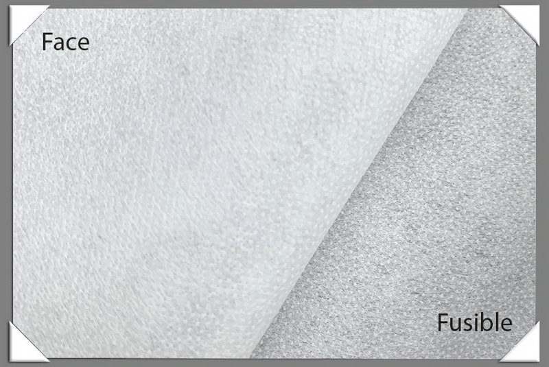 Soft Light Weight Non-Woven Fusible Interfacing - Polyester Fabric - White, 60" Width (1 Yard)