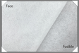 Soft Light Weight Non-Woven Fusible Interfacing - Polyester Fabric - White, 60" Width (1 Yard)