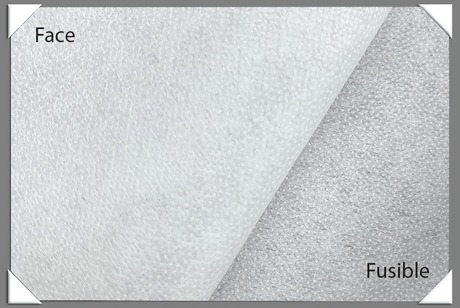 Soft Light Weight Non-Woven Fusible Interfacing - Polyester Fabric - White, 60" Width (1 Yard)