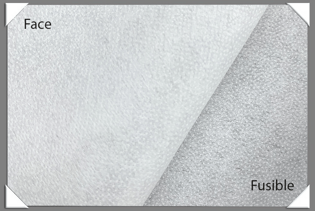 Soft Light Weight Non-Woven Fusible Interfacing - Polyester Fabric - White, 60" Width (1 Yard)