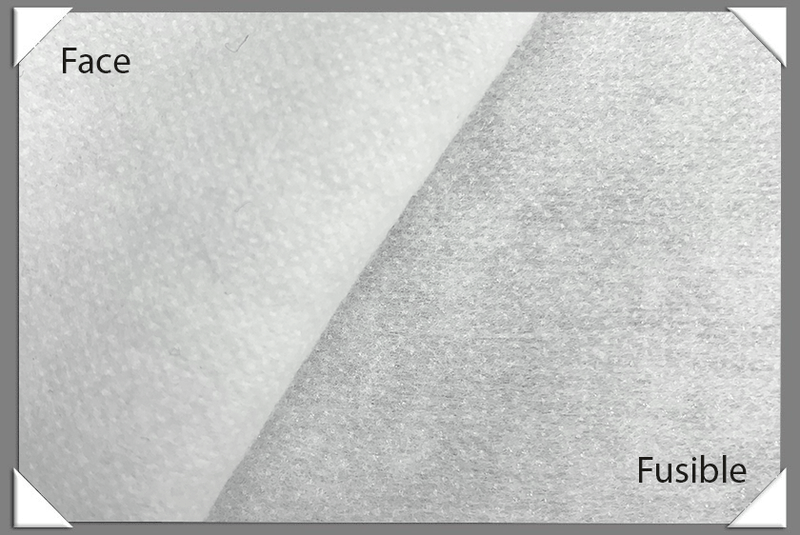 Soft Medium Weight Non-Woven Fusible Interfacing - White, 60" Width (1 Yard)