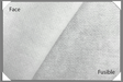 Soft Medium Weight Non-Woven Fusible Interfacing - White, 60" Width (1 Yard)