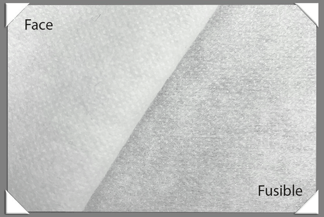 Soft Medium Weight Non-Woven Fusible Interfacing - White, 60" Width (1 Yard)