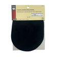 Black Suede Cowhide Elbow Patches - Black, 4 3/4" X 6 1/4" (1 Pair)