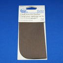 Iron-On Twill Patches Fabric - Black, Brown, Navy, Tan, Taupe, 5" X 5"