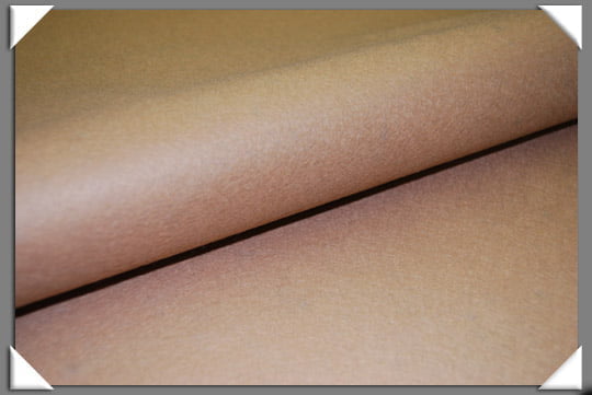 Undercollar Felt Wool Rayon Polyester Fabric - Beige, 40" Wide