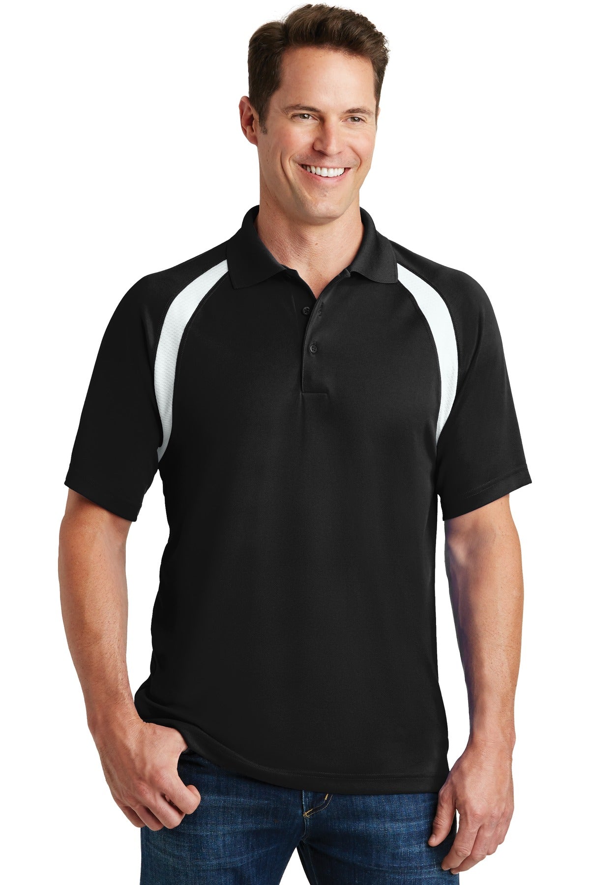 Sport-Tek® Dry Zone Colorblock Raglan Polo