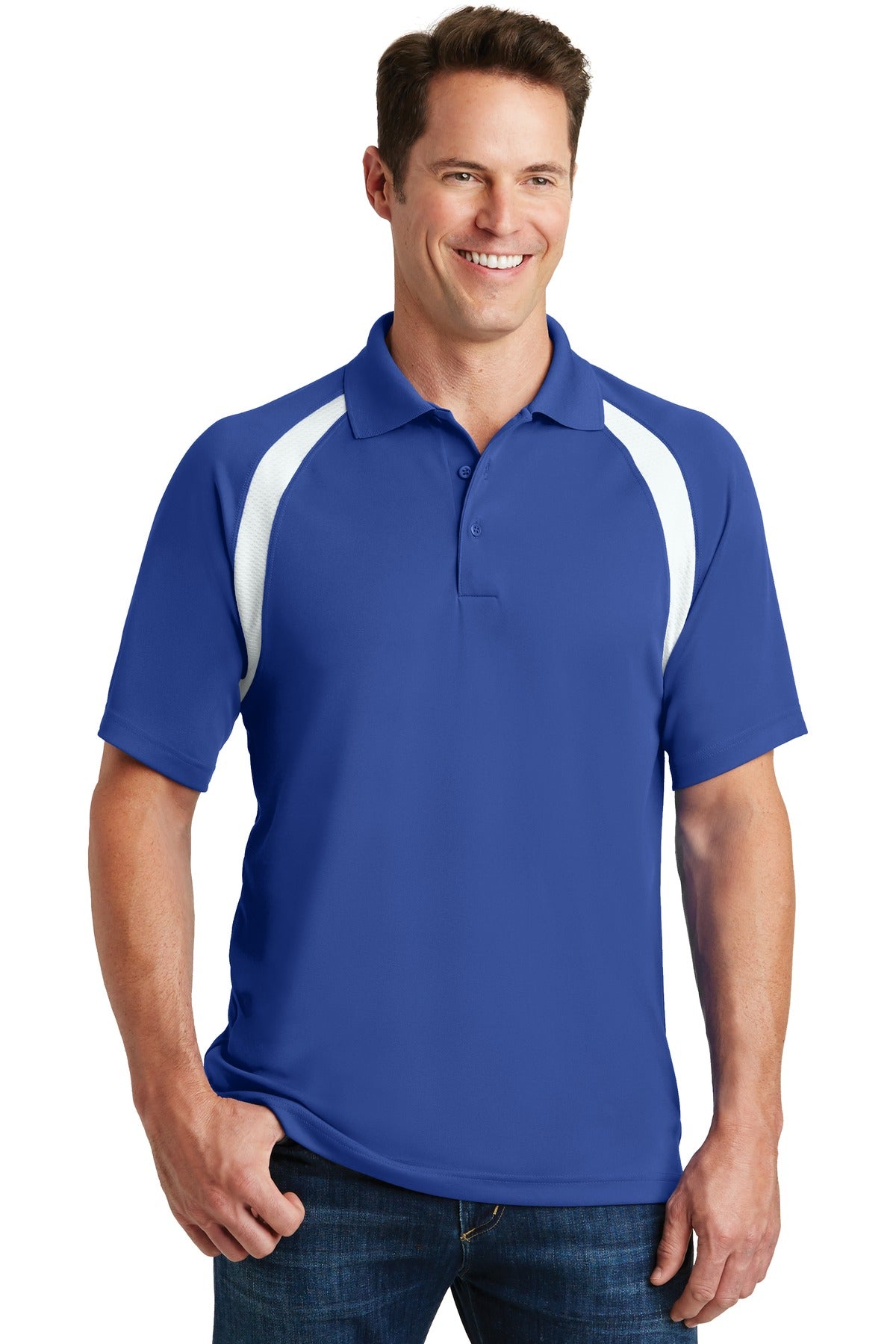 Sport-Tek® Dry Zone Colorblock Raglan Polo