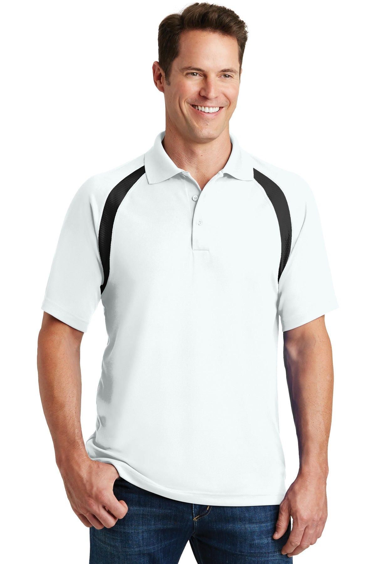 Sport-Tek® Dry Zone Colorblock Raglan Polo