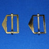 1" Slide Bar Vest Buckles - Brass/Nickel Vest Buckle Fabric