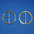 Italian Buckles Nickel Metal Buckles - Nickel, 2 3/4" Diameter (1 Each)