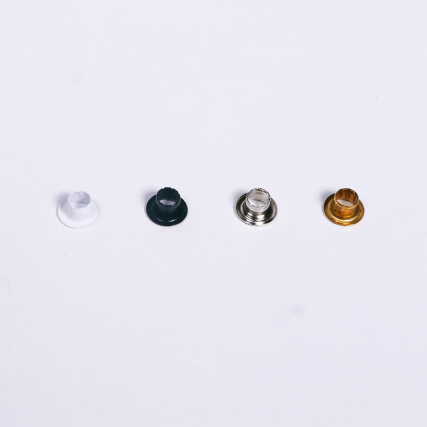 Eyelets Metal Fabric - Black, Brass, Nickel, White, 8Mm