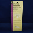 Tracing Paper Wax-Free Fabric - White, Yellow, Orange, Red, Blue, 5 1/8" X 19 1/2" (5 Sheets)