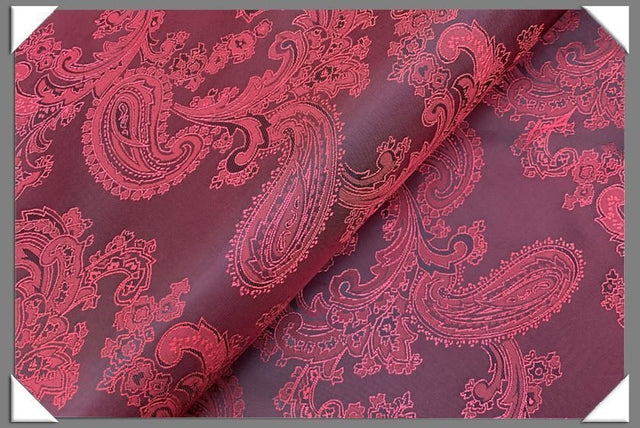 Paisley Lining 100 Percent Rayon/Poly Fabric - Iridescent Paisley, 57" Width