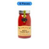 LUCINI ORGANIC PASTA SAUCE RUSTIC TOMATO BASIL 25.5 OZ JAR