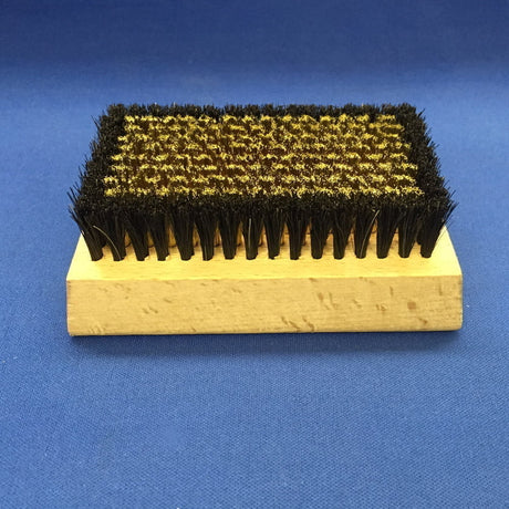 Nap & Lint Brush Brass Fabric - Fine Brass Wire, Horse Hair Bristles