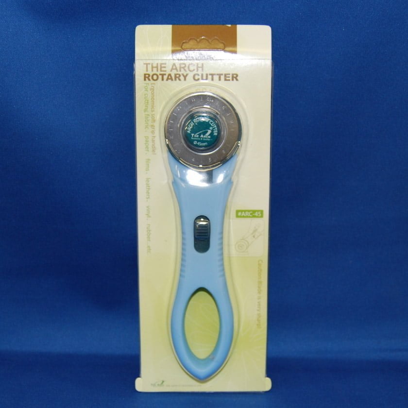 The Arch Rotary Cutter Fabric - Ergonomic Soft Grip, Fabric Paper Film Leather Vinyl Rubber Cutting Tool