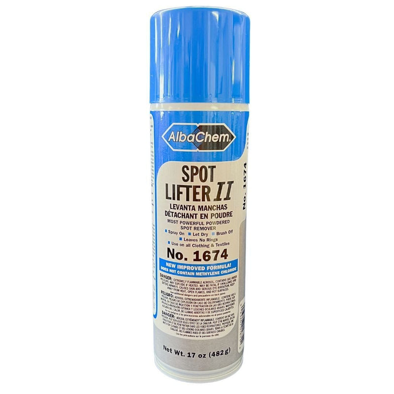 AlbaChem Spot Lifter II Powdered Spray - Powdered Dry Cleaning Fluid, 17 Oz Can