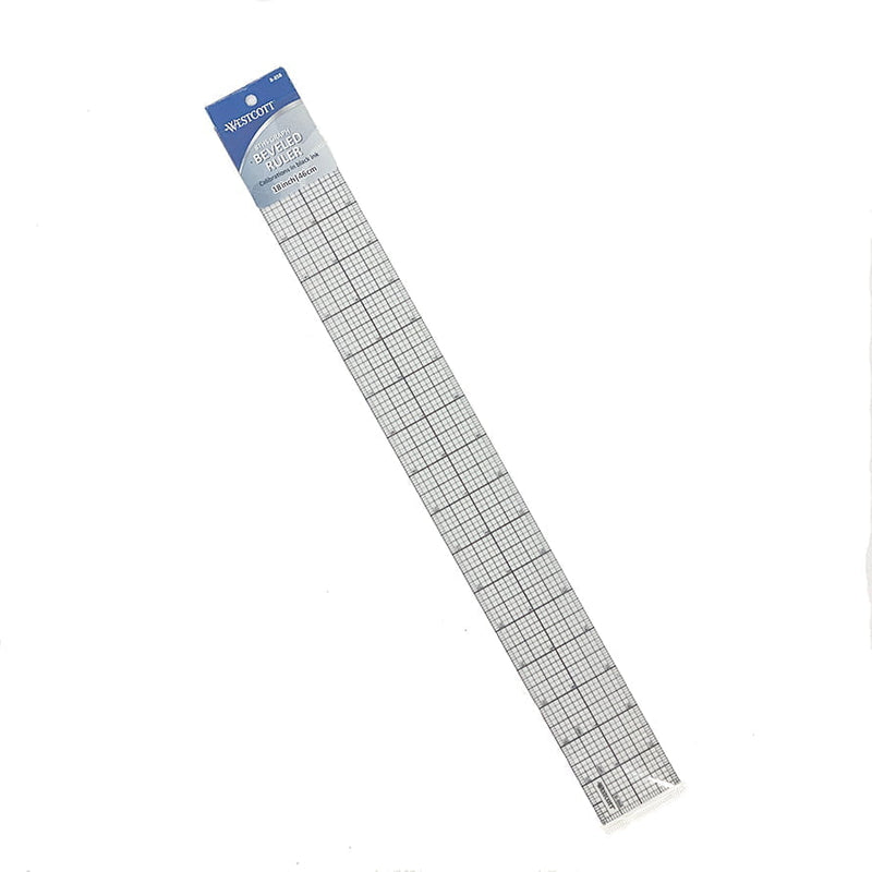 8Ths Graph Beveled Ruler - Ruler Fabric