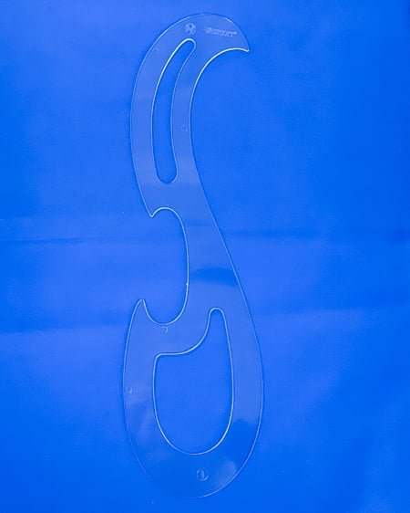 French Curve 17" Fabric - Ruler, 17"