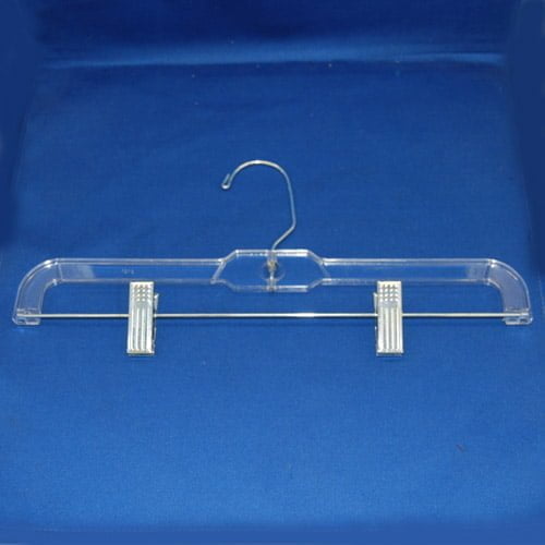 Skirt Hanger With Clip Plastic Hanger - 14" Width