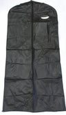 Zippered Garment Bags - Black, Clear, Gray, White, 40" Long
